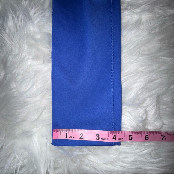 Danskin Women's High Waisted Ankle Leggings Dazzling BlueSize L Activewear - Picture 13 of 15